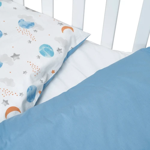 Комплект постельного белья Twins Sky Cosmo белый/ментол (3023-TS-14C): Тип постельный комплект