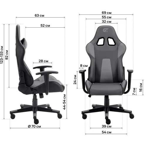 GT Racer Dark Gray (X-2316) фото 9