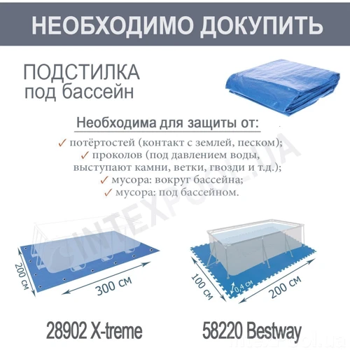 Дитячий надувний басейн Intex 57113 Єдиноріг з навісом, 127x102x69 см фото 4
