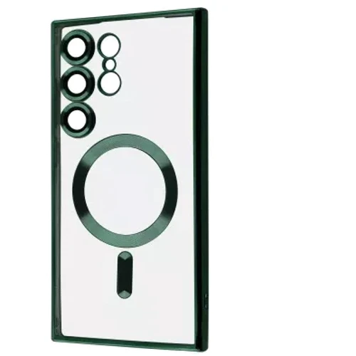 Чехол для телефонов WAVE Metal Color Case with Magnetic Ring Dark Green for Samsung S938 Galaxy S25 Ultra