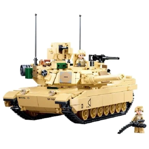 Конструктор Sluban Танк Абрамс (M38-B0892): Кількість деталей, шт. 781