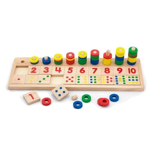 

Деревянный обучающий набор Viga Toys Цифры и счет (59072)