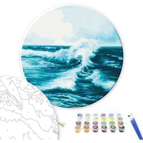 Картина за номерами Brushme Хвиля ø40 см (RC00051L): Виробник Brushme