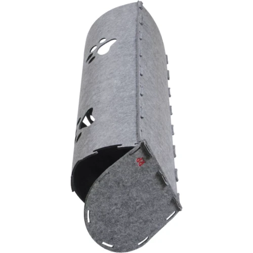 Будиночок-тунель для кішки Red Point "Kitty Tunnel" з мишкою сірий 850х280х280 мм (ТН.01.В.11.00.216) фото 5