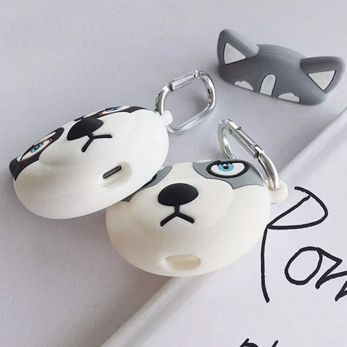 Чохол для навушників TPU Case Husky Grey for Apple Airpods: Тип чохол