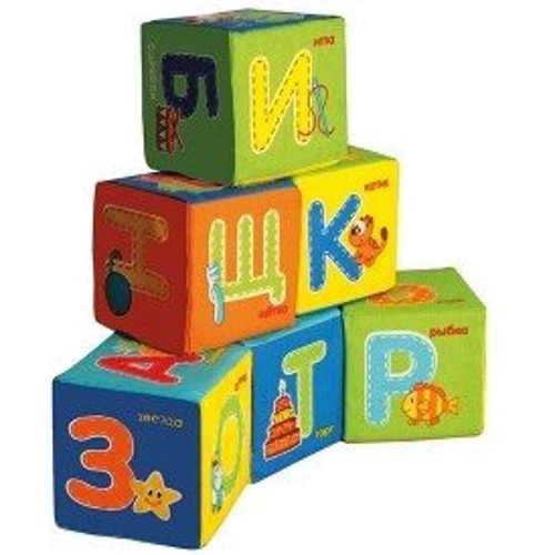 Набір кубиків Macik Азбука VT1401-01 (RU): Тип кубики