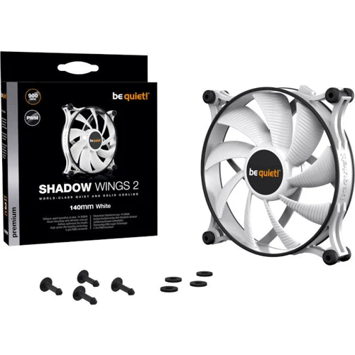 Кулер be quiet! Shadow Wings 2 140mm White PWM (BL091): Роз'єм 4pin
