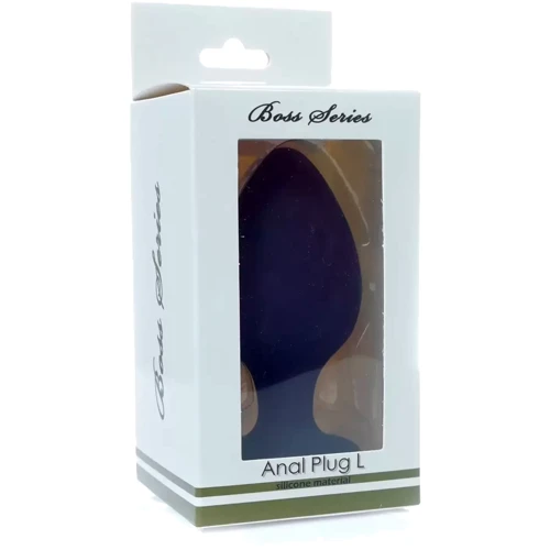 Анальная силиконовая пробка Boss Series - Silicone Anal Plug L (BS7800021)