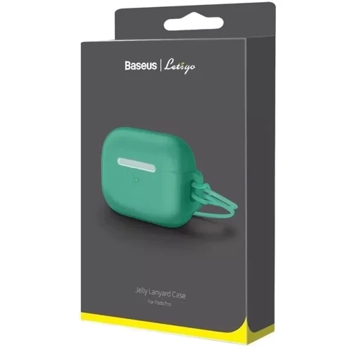 Чехол для наушников Baseus Let's Go Jelly Lanyard Case Green (WIAPPOD-D06) for Apple AirPods Pro фото 7