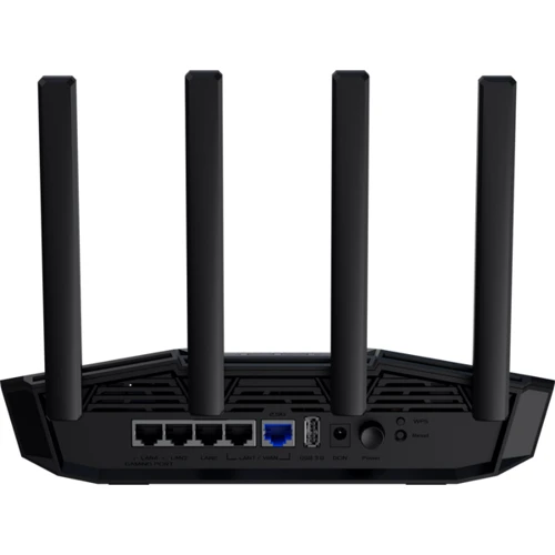 Маршрутизатор Wi-Fi ASUS TUF Gaming BE3600 (90IG0900-MO9C00): Количество LAN портов 4