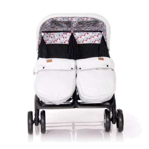 Коляска для двойни Lorelli TWIN (grey/black cross): Возможность установки люльки нет