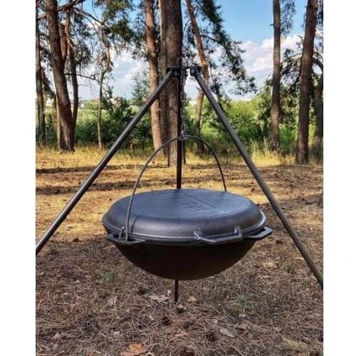 Казан Brizoll чугунный азиатский с крышкой-сковородой 8л KA08-3 фото 7