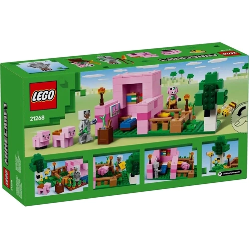 Конструктор LEGO Minecraft Будинок для поросят 238 деталей (21268): Серія MINECRAFT