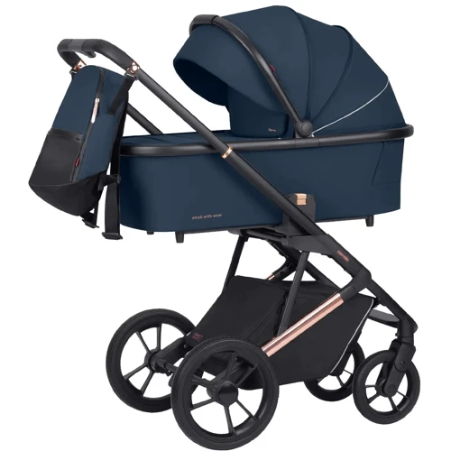 Коляска универсальная Carrello Sigma 2 в 1 Navy Blue (CRL-6509 Navy Blue NF): Количество блоков 2