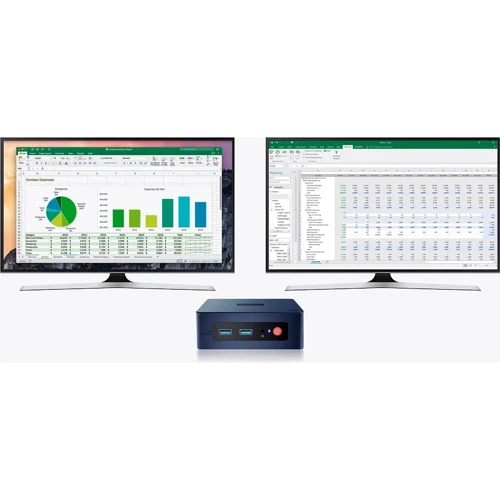 Персональный компьютер (ПК) Beelink Mini S 8/256Gb, Celeron N5095, Windows 11 Pro (9B.EU2290824K70): Объем накопителя 256 ГБ SSD