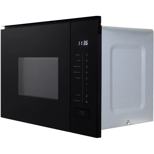 Встраиваемая микроволновая печь INTERLINE MWC 320 SSG BA: Цвет черный