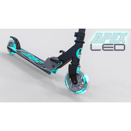 Самокат Neon Apex LED Серый (NS32E4): Конструкция рамы складная