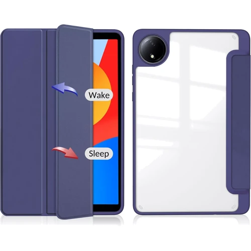 Аксесуар для планшетних ПК BeCover Soft Edge TPU з Pencil Mount Deep Blue для Xiaomi Redmi Pad SE 8.7 (712565)