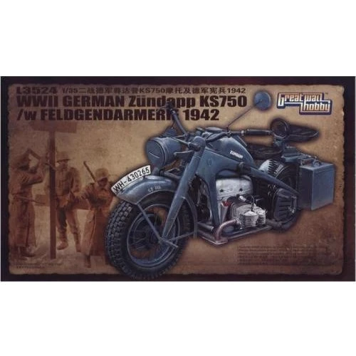 Немецкий мотоцикл Greatwall Hobby Цундап KS 750 GWH-L3524