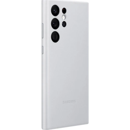 Аксесуар для смартфона Samsung Leather Cover Light Gray (EF-VS908LJEGRU) для Samsung S908 Galaxy S22 Ultra: Матеріал шкіра