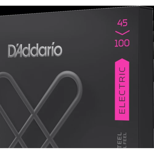 Струна для гитар Набор струн D'addario XTB45100 XT Bass Nickel Plated Steel Regular Light (45-100): Материал Никелированная сталь