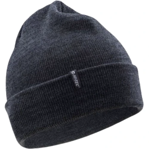 Мужская шапка Hi-Tec Mabo-Dark Grey Melange темно-серая (5901979162391)