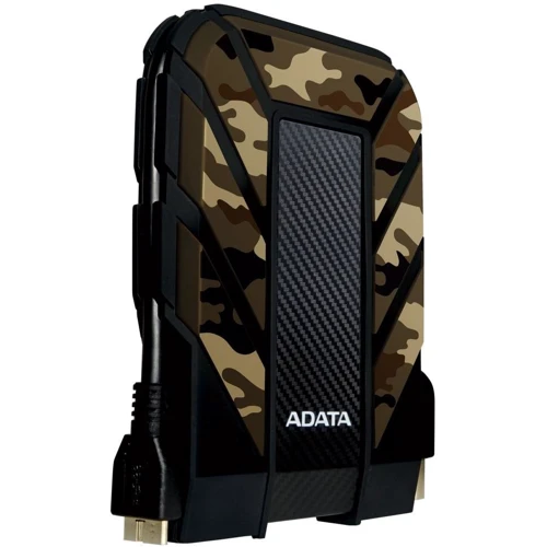 Внешний жесткий диск ADATA DashDrive Durable HD710M Pro 2 TB Camouflage (AHD710MP-2TU31-CCF)  UA: Объем памяти 2 ТБ
