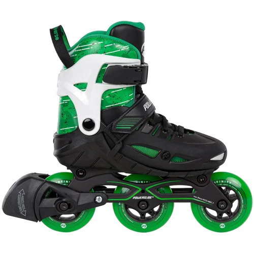 Роликовые коньки Раздвижные ролики Powerslide Universe Green, 29,0-32,0 (940688)