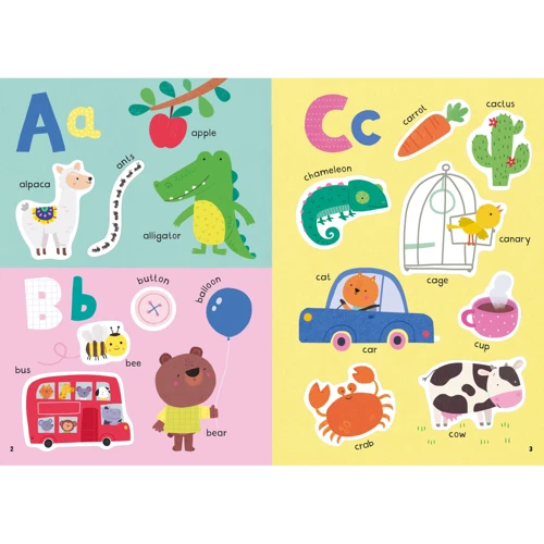 Little First Stickers ABC / Первые маленькие наклейки АВС: Обложка Мягкая