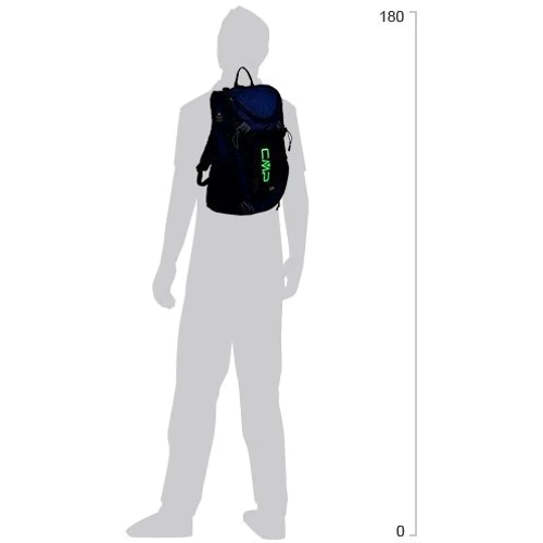 Рюкзак CMP KATANA 22 BACKPACK Blue-Verde Fluo синій (38V9507-32MF): Країна виробник Китай