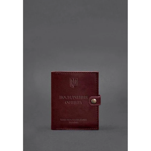 Обкладинка для посвідчення офіцера BlankNote 11.0 бордова (BN-OP-11-vin): Стать Унисекс