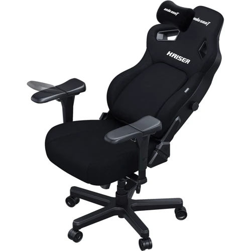 Кресло игровое Anda Seat Kaiser 4 Black Fabric Size L (AD12YDDC-L-20-B-CF) фото 6