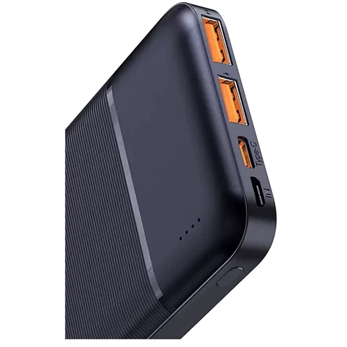 Внешний аккумулятор WIWU Power Bank 10000mAh Black (JC-19): Встроенный кабель нет