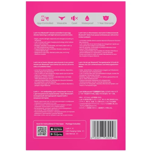 Смарт-виброяйцо Lovense Lush 4