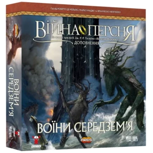 Настільна гра White Games & Geekach Games Війна Кільця. Воїни Середзем'я (War of the Ring: Warriors of Middle-earth) (GKCH136wm): Виробник Geekach Games