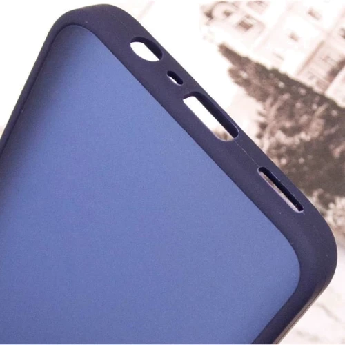 Чохол для телефона Epik TPU+PC Lyon Frosted Case Navy Blue для Motorola G85 / Edge 50 Fusion: Плівка в комплекті нет