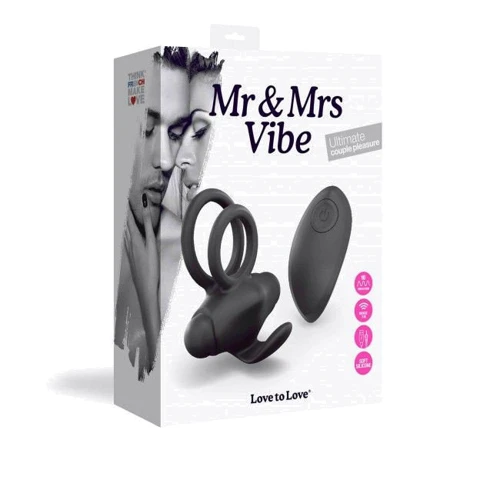 Эрекционное виброкольцо Love To Love Mr & Mrs VIBE с пультом Д/У