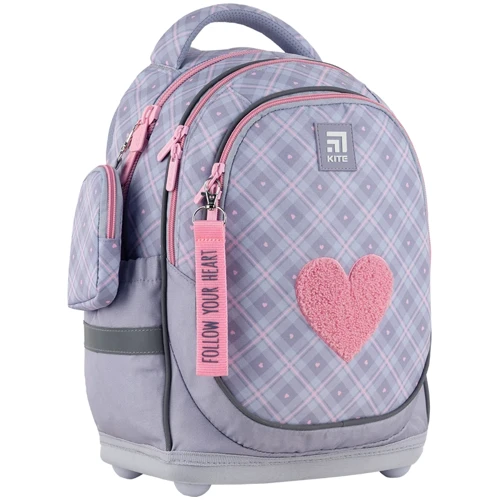 Рюкзак полукаркасный Kite Education 724 Fluffy Heart (K24-724S-1) фото 16