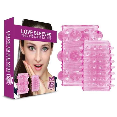 Насадки на пенис Love in the Pocket Love Sleeves Tingling