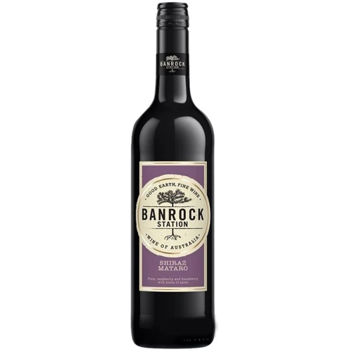 Вино Banrock Station "Shiraz Mataro" (сухое, красное) 0.75л (BDA1VN-VBS075-004)