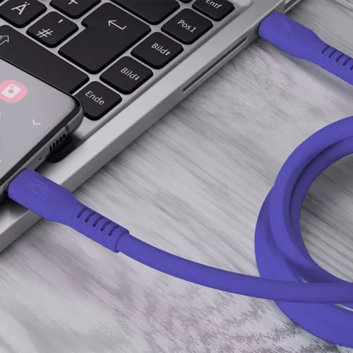 Кабель Proove Cable USB-C to USB-C Gaming Eternal 60W 1m Purple: Длина 1 м