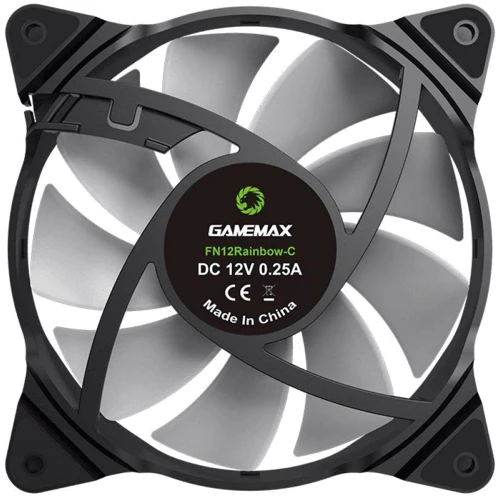 Кулер Gamemax FN-12Rainbow-C2: Регулювання оборотів нет