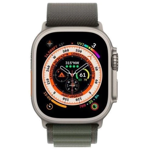 Аксессуар для Watch Apple Alpine Loop Green Size S (MQE23) for Apple Watch 44/45/49mm: Совместимость Apple Watch 49mm, Apple Watch 45mm, Apple Watch 44mm