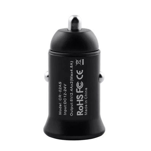 Зарядний пристрій Proove Car Charger 2xUSB Kely 10W Black: Тип автомобильное