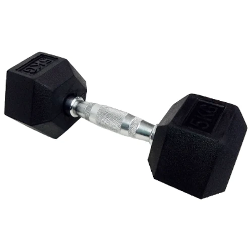 Гантель Housefit DD 6442-5 шестигранна обрезиненная 5кг