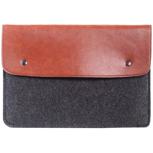 Gmakin Cover Envelope Brown/Black (GM03-15) for MacBook Pro 15/Pro 16: Колір коричневий (Brown)