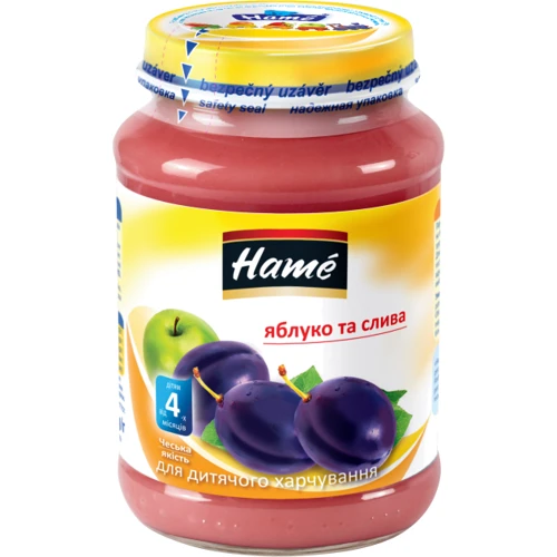 Пюре Hame яблоко и слива 190 (8595139717179)
