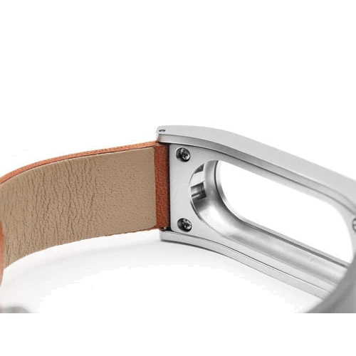 Ремешок для браслета Xiaomi Mi Band Leather Red+Rose Gold: Совместимость с брендом Xiaomi