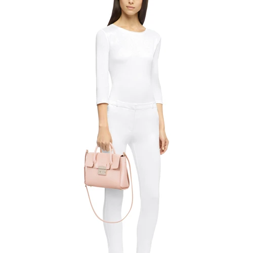 Женская сумка-сэтчел Furla Metropolis S Satchel нежно-розовая (851154): Тип Сумки