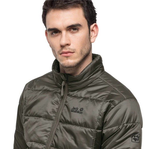 Куртка Jack Wolfskin Argon Jacket 1204883-5066 48 серо-оливковая демисезонная: Тип застежки На молнии